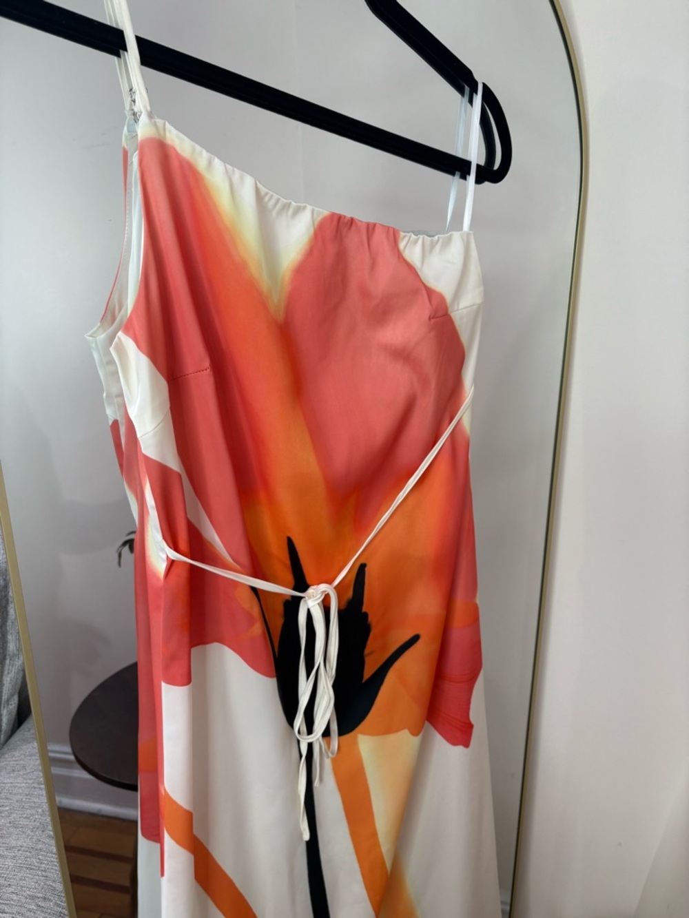 NWT COMMENSE SMALL TULIP FLOWER FULLY
LINED ONE STRAP SUMMER Dress - Picture 2 of 8